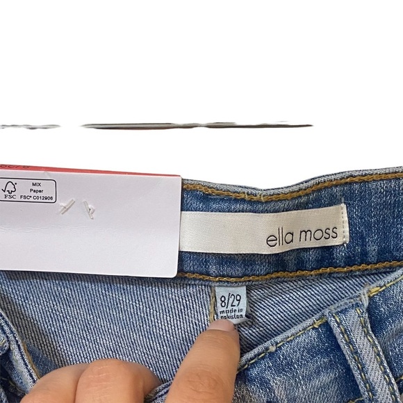 Ella Moss High Waist Straight Leg‎ Jeans - Picture 6 of 12